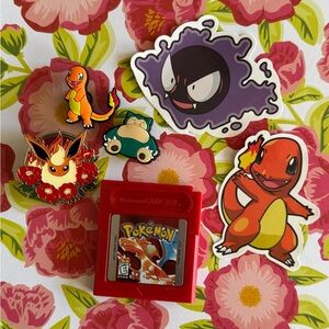 Pokemon Red Game Bundle ✨🔥